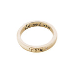 ZAHAVA~ 'If Not Now, When?' Ring with  Ancient Aramaic Engraving: When?