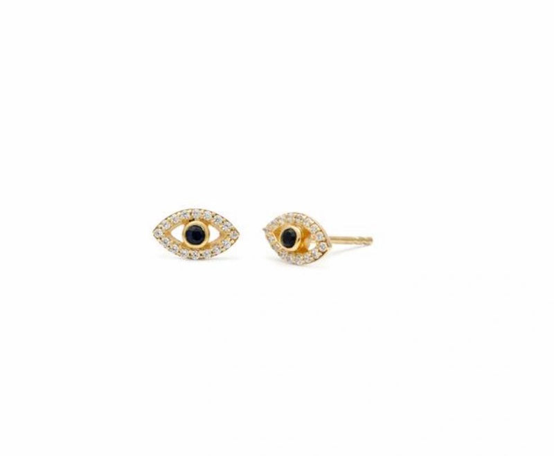 Leah Alexandra ~Evil Eye Stud Earrings
