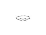 Infinity Ring in 10k White Gold- The Right Hand Gal 
