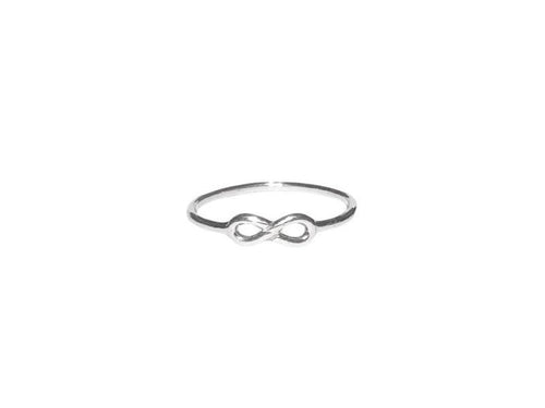 Infinity Ring in 10k White Gold- The Right Hand Gal 